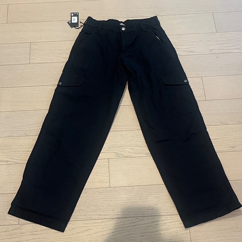 Dickies Women's Black Duck Canvas Cargo Pants